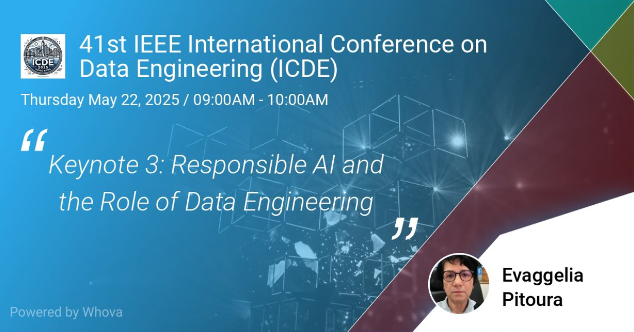 Pitoura keynote speaker IEEE