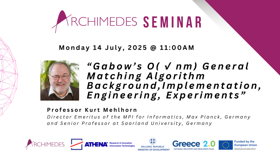Archimedes_Seminar___Kurt_Mehlhorn___14_July