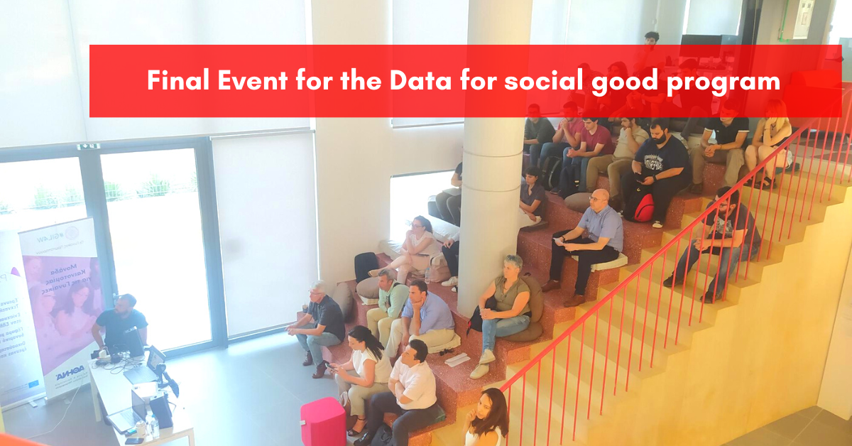 Data for social good: Final Event
