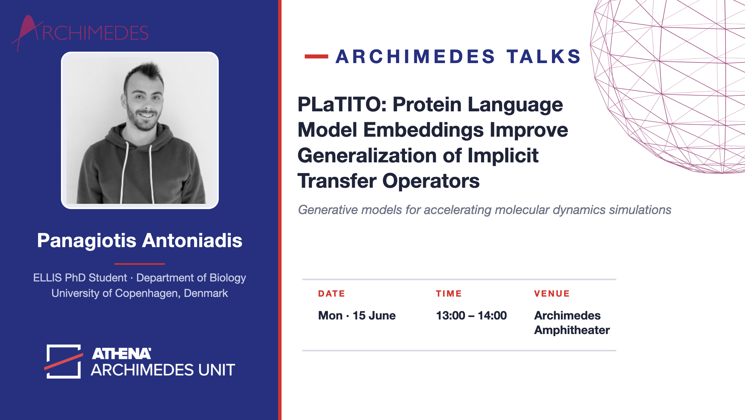 Archimedes Talks Panagiotis Antoniadis 15 June
